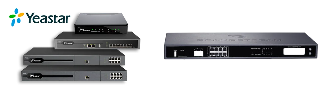 Centrales telefonicas IP Yeastar y Grandstream