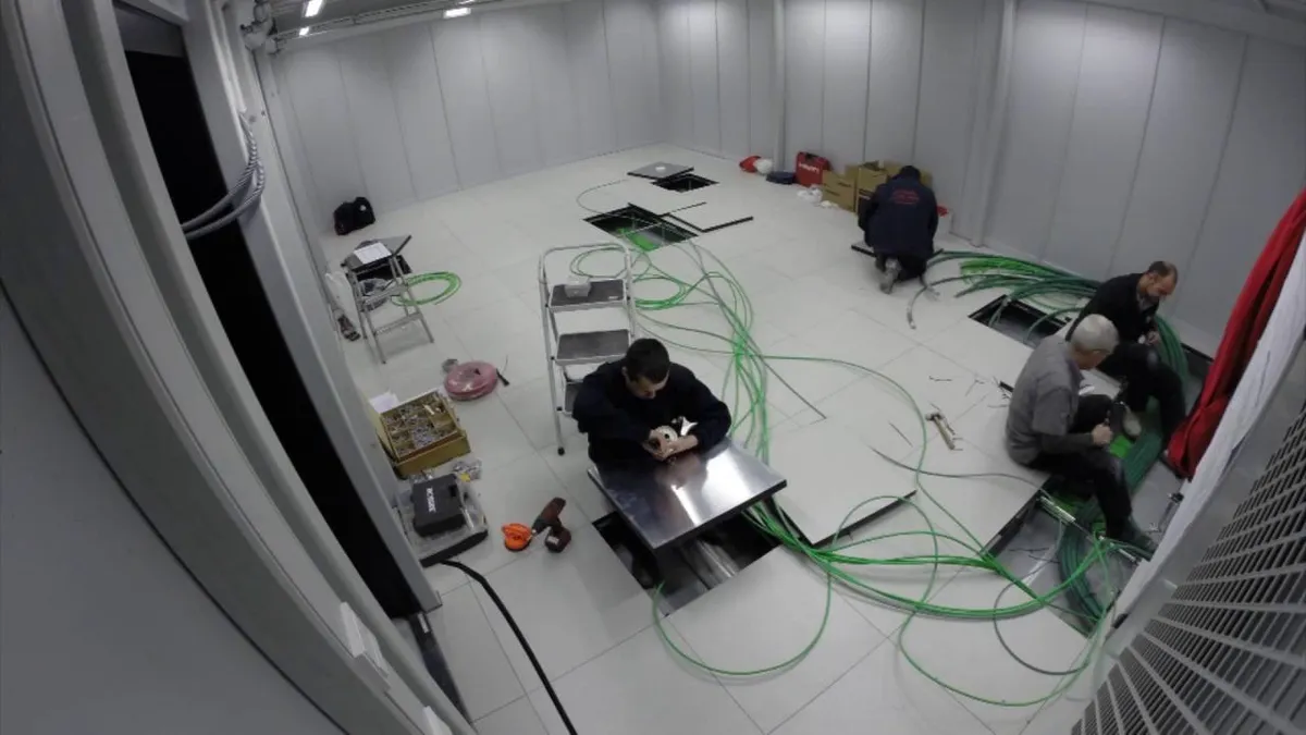 Cableado estructurado en construccion